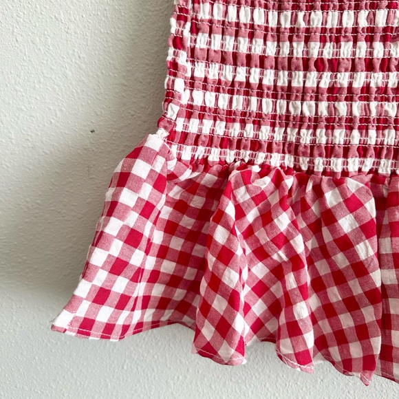 NWT Anthropologie Mable Gingham Smocked Set Size Medium - Picture 9 of 11